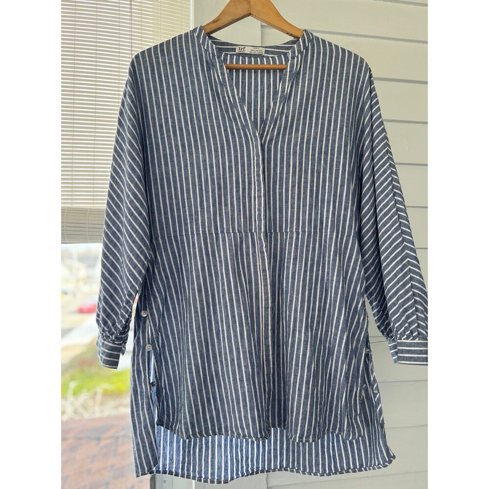 ZARA The TRF Collection Breezy Button-Up Shirt